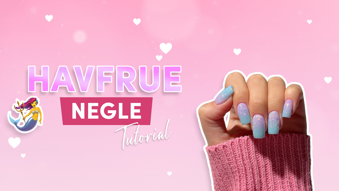 Havfrue-ombré-negle – trin for trin til et magisk havfrue-look